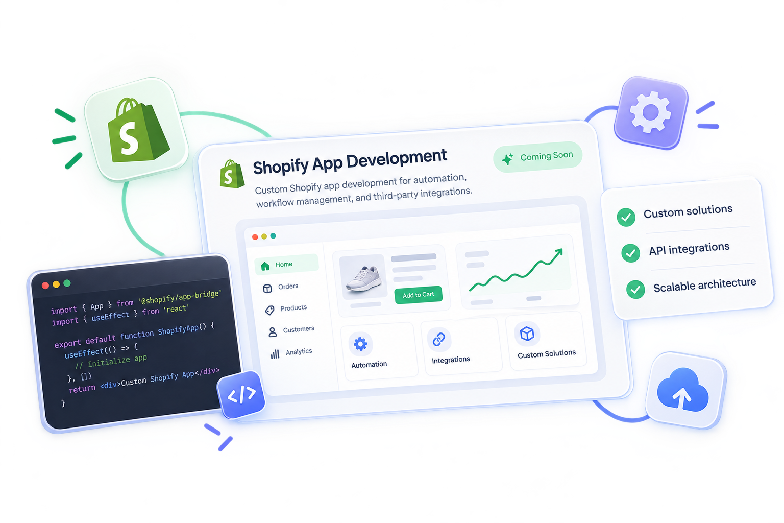 Shopify App Development illustration