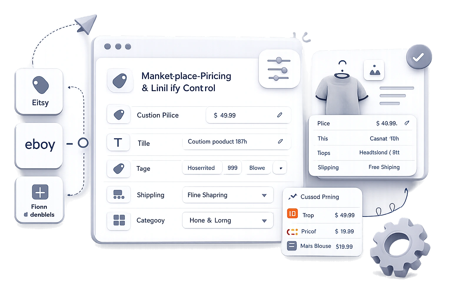 Custom pricing and attribute mapping